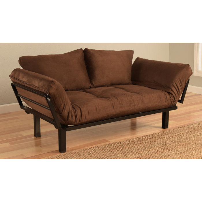Ebern Designs Everett Convertible Futon Lounger and Mattress & Reviews